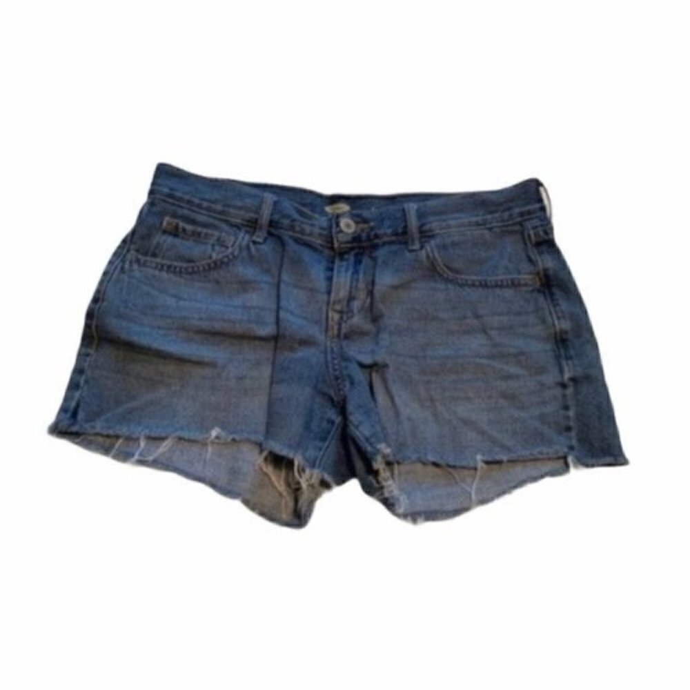 Old Navy Women's Sz 2 Regular Denim Cutoff Short Pacifica Light Wash 100% Cotton
